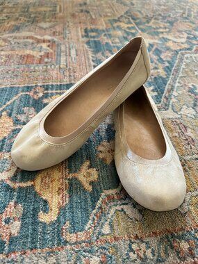 Vionic Anita Ballet Flats in Champagne 6.5